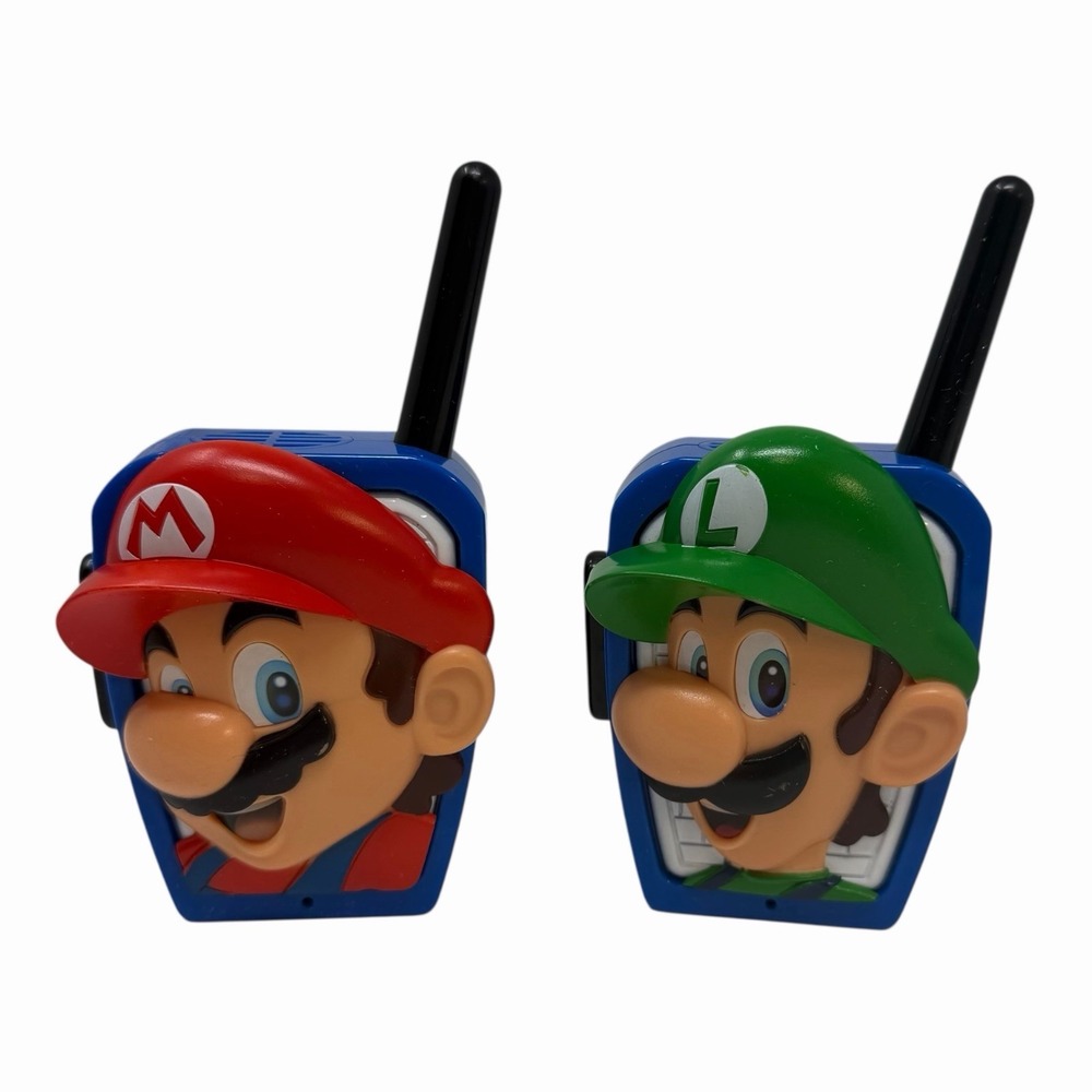 Nintendo‎ Mario & Luigi Walkie Talkies MO-207 FXv6 Blue Red Green
